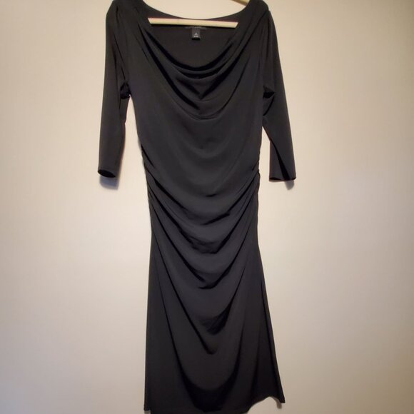 White House Black Market Dresses & Skirts - Black Formal Stretchy Dress with lining. Size 12. Fits Size 8-10